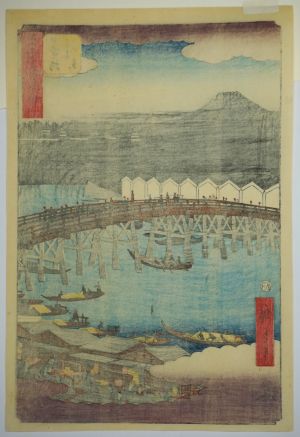 Los 1544 - Hiroshige, Ando Ichiryusai - Nr. 1 Dämmerungswolken an der Nihon-Brücke - 1 - thumb