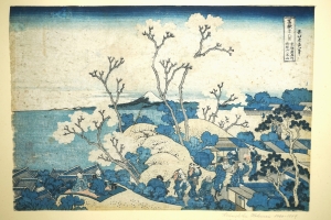 Los 1555 - Hokusai, Katsushika - Fuji von Gotenyama bei Shinagawa auf dem Tokaido - 1 - thumb