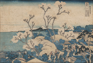 Los 1555 - Hokusai, Katsushika - Fuji von Gotenyama bei Shinagawa auf dem Tokaido - 0 - thumb