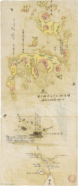 Los 1638 - Ogasawara-gunto - Farbiges Aquarell über Pinselzeichnung  der japanischen Ogasawara-Inselgruppe - 0 - thumb