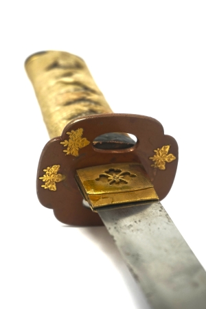 Los 1678 - Wakizashi - Japanisches Kurzschwert in Holzscheide und mit kleinem Kozuka-Beimesser - 19 - thumb