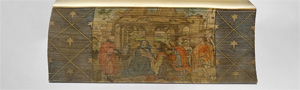 Los 2034 - Chagrinlederband - mit Fore-edge Painting nach Rogier van der Weydens Columba-Altar - 2 - thumb