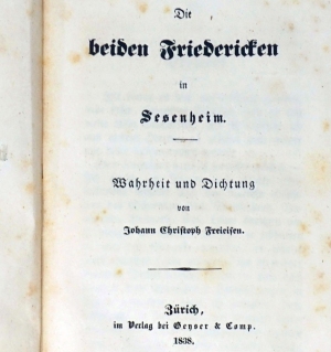 Los 2064 - Freieisen, Johann Christoph - Die beiden Friedericken in Sesenheim - 0 - thumb