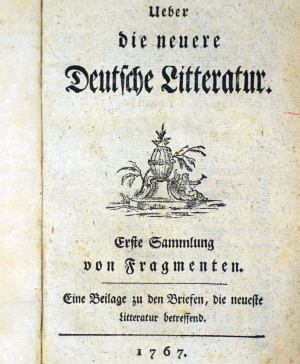 Lot 2077, Auction  124, Herder, Johann Gottfried, Über die neuere Deutsche Litteratur