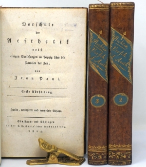 Lot 2085, Auction  124, Jean Paul, Vorschule der Ästhetik