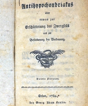 Lot 2088, Auction  124, Keyser, Georg Adam, Antihypochondriakus oder etwas zur Erschütterung des Zwergfells