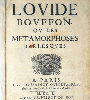 Lot 2110, Auction  124, Ovidius Naso, Publius, Bouffon ou les Métamorphoses burlesques