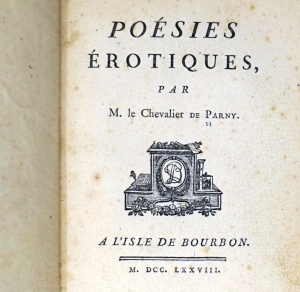 Lot 2111, Auction  124, Parny, Evariste de, Poésies érotiques