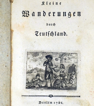 Lot 2133, Auction  124, Schulz, Friedrich, Kleine Wanderungen durch Teutschland