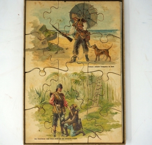 Lot 2234, Auction  124, Robinson-Crusoe-Puzzle, 3 Puzzle aus je 12 Teile