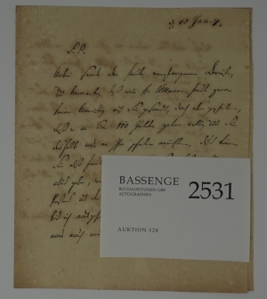 Lot 2531, Auction  124, Winkopp. Peter Adolph, 11 Briefe