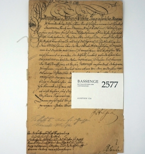 Lot 2577, Auction  124, Friedrich Wilhelm I., König von Preußen, Brief an die Halberstädter Regierung