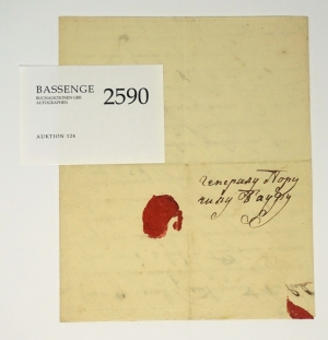 Los 2590 - Katharina II., Kaiserin von Russland - Deutscher Brief an Generalleutnant von Bauer - 1 - thumb