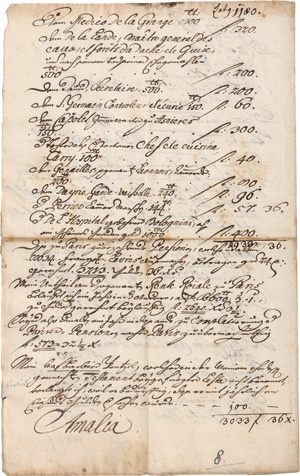 Lot 2603, Auction  124, Wilhelmine Amalie, röm.-dt. Kaiserin, Ihr Testament und Verfügungen