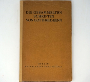 Los 3041 - Benn, Gottfried - Gesammelte Schriften. Zweite Auflage - 0 - thumb