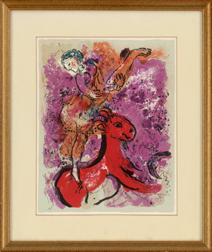 Lot 3086, Auction  124, Chagall, Marc, Kunstreiterin auf rotem Pferd (Plakat)