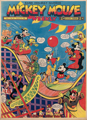 Los 3093 - Disney, Walt und Comics - Mickey Mouse. Sammlung von insgesamt 155 Comicheften. 1936-1957 - 0 - thumb