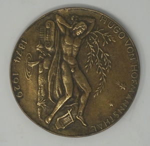 Los 3197 - Hofmannsthal, Hugo von - Gedenkmedaille von Rudolf Schmidt - 0 - thumb