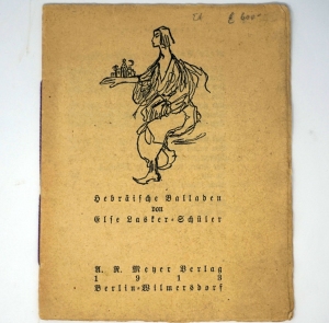 Lot 3277, Auction  124, Lasker-Schüler, Else, Hebräische Balladen