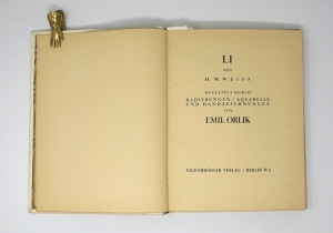 Los 3413 - Weiss, H. M. und Orlik, Emil - Illustr. - Li - 3 - thumb