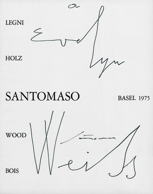 Los 3471 - Santomaso - Legni. Holz. Wood. Bois (Widmungsexemplar) - 0 - thumb