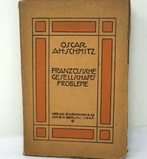 Los 3491 - Schmitz, Oscar A. H - Französische Gesellschaftsprobleme - 0 - thumb