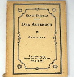 Los 3507 - Stadler, Ernst - Der Aufbruch. Gedichte - 0 - thumb