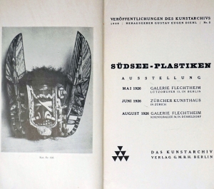 Lot 3519, Auction  124, Südsee-Plastiken, Ausstellungskatalog