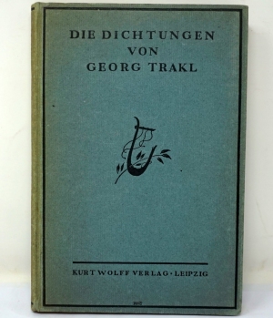 Lot 3531, Auction  124, Trakl, Georg, Die Dichtungen