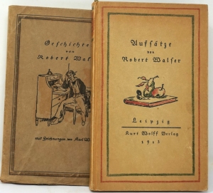 Lot 3555, Auction  124, Walser, Robert, Aufsätze (mit Beigaben)