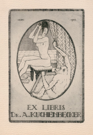 Los 3598 - Exlibris-Konvolut - Sammlung von ca. 68 zumeist signierten Exlibris des 20. Jahrhunderts - 0 - thumb