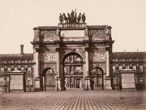 Lot 4005, Auction  124, Baldus, Édouard, Arc de Triomphe du Carrousel, Tuilleries, Paris