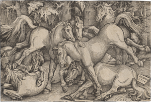 Lot 5012, Auction  124, Baldung, Hans, Die sieben Pferde