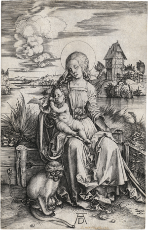 Lot 5077, Auction  124, Dürer, Albrecht, Maria mit der Meerkatze