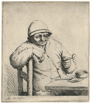 Lot 5164, Auction  124, Ostade, Adriaen van, Der lächelnde Raucher