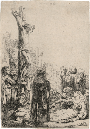 Lot 5183, Auction  124, Rembrandt Harmensz. van Rijn, Christus am Kreuz (kleine Platte)