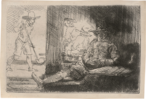 Lot 5189, Auction  124, Rembrandt Harmensz. van Rijn, Der Kolf-Spieler