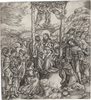 Lot 5203, Auction  124, Robetta, Christoforo di Michele, Die Anbetung der Heiligen Drei Könige