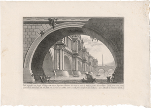 Lot 5296, Auction  124, Piranesi, Giovanni Battista, Ponte magnifico; Campidoglio antico