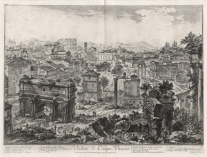 Lot 5301, Auction  124, Piranesi, Giovanni Battista, Veduta di Campo Vaccino