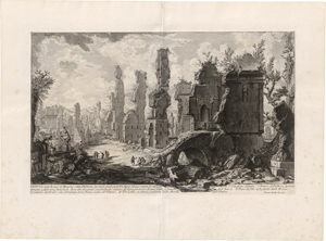 Lot 5303, Auction  124, Piranesi, Giovanni Battista, Veduta degli Avanzi de' Mausolei e delle Fabriche sepolcrali  ...