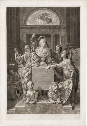 Lot 5325, Auction  124, Unterberger, Ignaz, Allegorie auf den Reichsfürsten Kaunitz