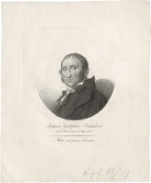 Lot 5336, Auction  124, Buchhorn, Ludwig, Bildnis Johann Gottfried Schadow