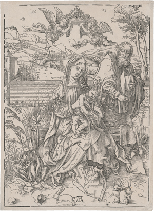 Lot 5528, Auction  124, Dürer, Albrecht, Die heilige Familie mit dem Hasen