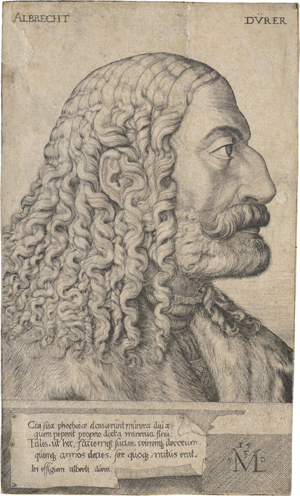 Lot 5590, Auction  124, Lorck, Melchior, Bildnis Albrecht Dürers im Profil nach rechts