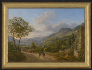 Los 6039 - Adam, Heinrich - Talweg nach Como mit Blick auf die Stadt und den See - 1 - thumb