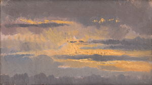 Lot 6070, Auction  124, Deutsch, um 1880. Wolkenstudie