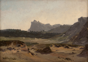 Lot 6086, Auction  124, Willroider, Josef, Vorgebirgslandschaft