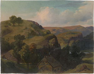 Lot 6091, Auction  124, Hummel, Carl Maria Nikolaus, Sommerliche Landschaft in Thüringen