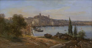 Lot 6145, Auction  124, Französisch, um 1880. Blick auf Cannes mit dem Vieux Port